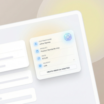Take orders faster with AI & Mobile App